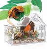 Reptile Enclosure For Tarantula, Gecko Chameleon,Beetle Mantis,And Hermit Crab-Acrylic Jumping Spider Enclosure Versatile