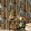 Reclaimed Wood Peel and Stick Wallpaper–Plank Multicolored Vintage Barnwood - Self Adhesive Backsplash,Vinyl Roll Contact Paper