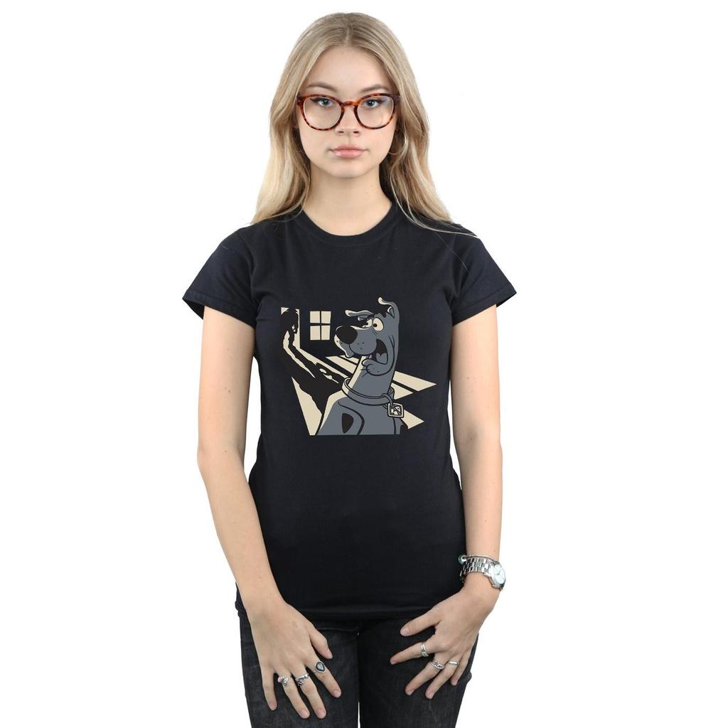 Scooby Doo Womens/Ladies Shadow Ghost Cotton T-Shirt