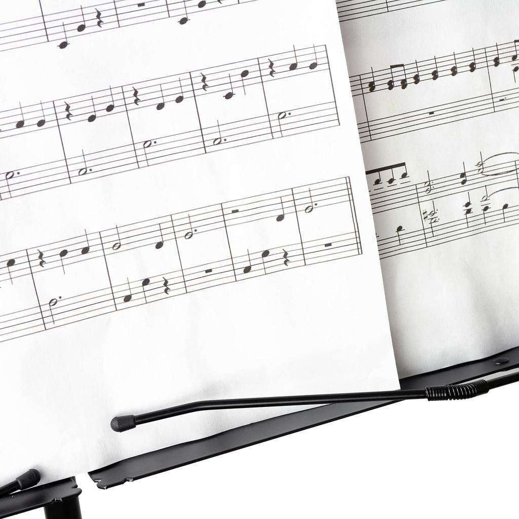 RockJam Music Stand Foldable 050151-BK (Aluminum)