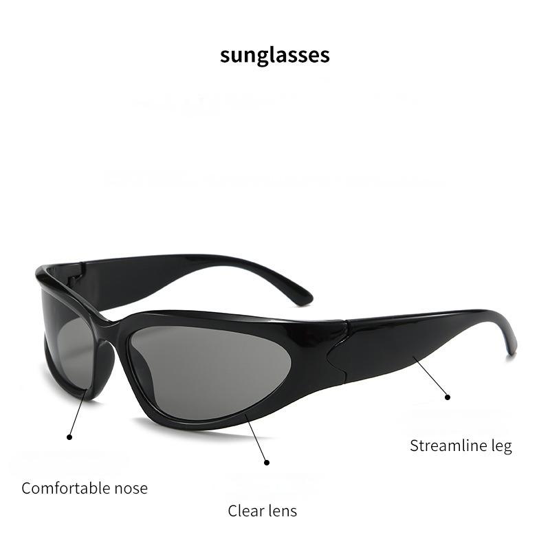 Premium Cycling Sunglasses Unisex Outdoor Sports Alien Hip Hop Glasses UV Protection Lightweight