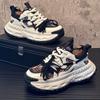 Fashion 2025 new summer breathable thick-soled versatile sports shoes for men, dad's fashionable casual shoes Zapatillas  Hombre b9