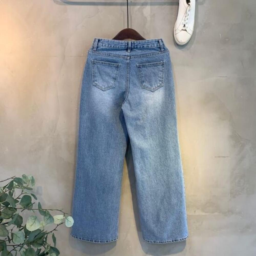 C S In The Room Ykk Zipper Out poCket waShIng Wide jeanS One Color