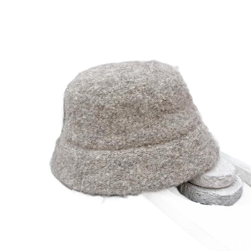 25 Early Autumn New High-quality Bucket Hat Unisex Warm Bucket Hat Foldable Woolen Basin Hat