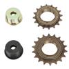 2PCS Freewheel Left Drive Adapter Set Iron 16T 18T Bike Freewheel Flywheel Cycling Accessories for