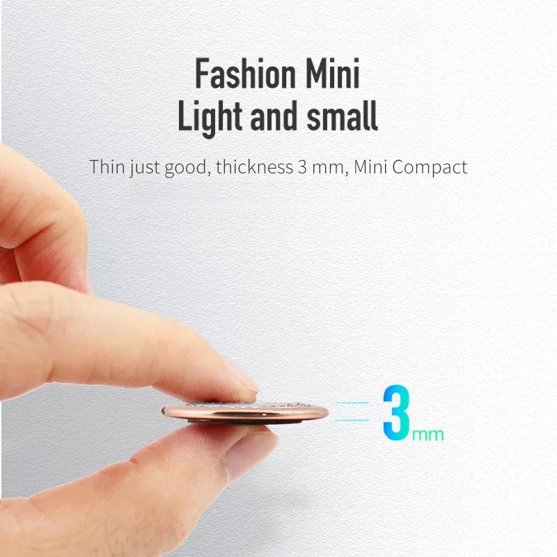 Finger Ring Mobile Phone Holder Stand 360 Degree Foldable Magnet Metal Hand Band Bracket Portable Phone Accessories