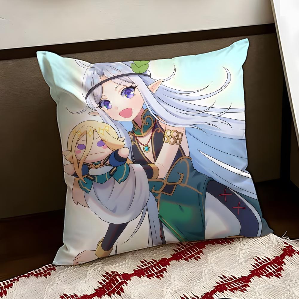 AnimeLTGSR Cushion Cover Reversible Soft Durable Pillow Cover Home Car MultiScene Use for Daily Comfort
