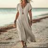 New loose holiday style casual dress summer