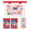 profumo di pesca bianca, 400g pods + 4 bonus pods + 2x100g underwear soap