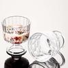 Low-Base Glass Cup for Ice Cream, Coffee, Yogurt, and Desserts