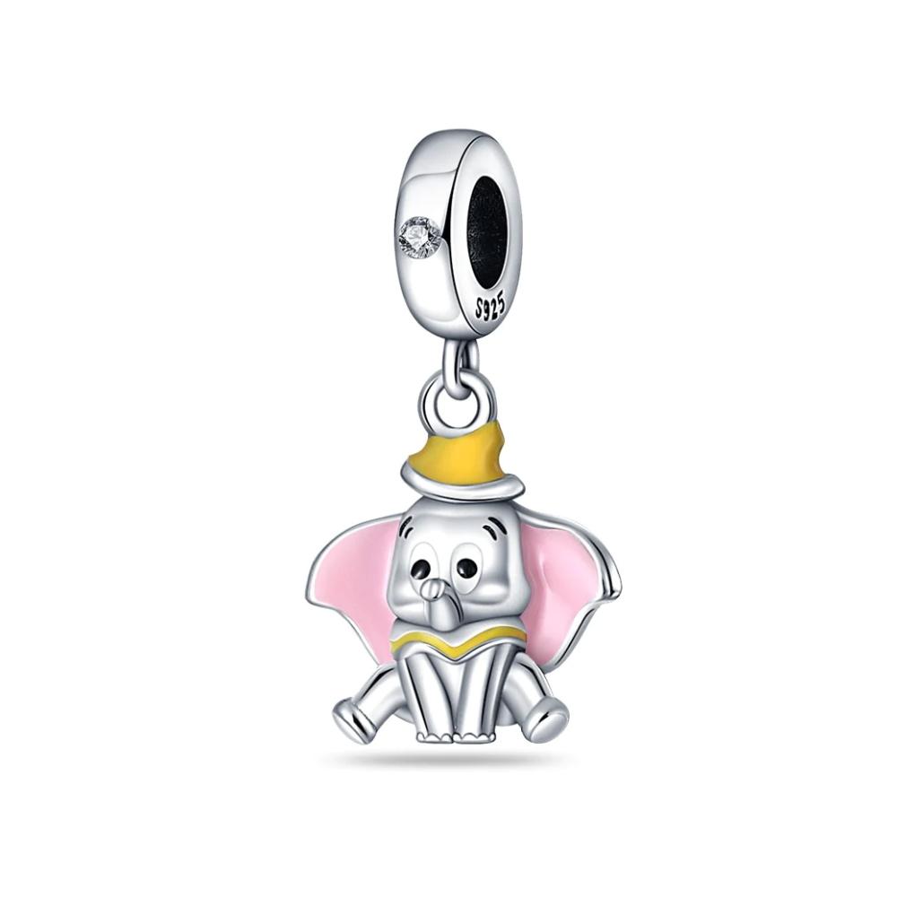 Finecopper Fit Original Bracelet Europe Cute Cartoon Doll Series Dangle Charm Beads Necklace Pendant Diy Women Jewelry Gift