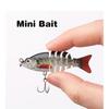 1pc of Segmented Fish Imitation Hard Bait Soft Lures - 2.36inch/5G - Suitable for Fishing Trout And Bass in Both Saltwater And Freshwater