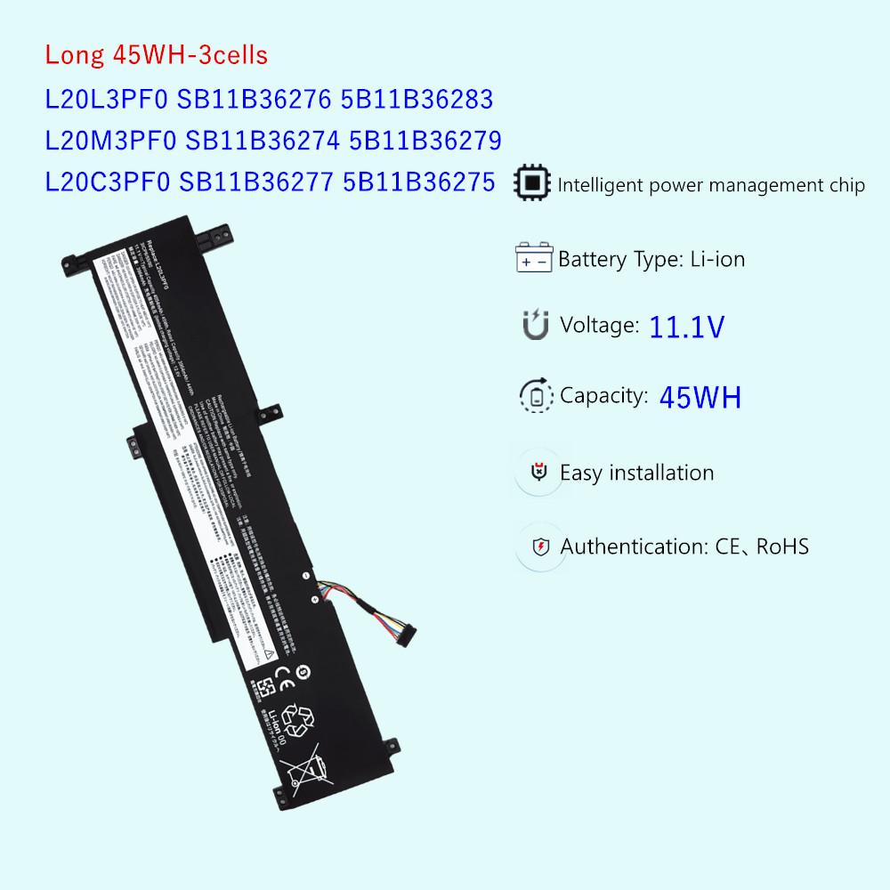 L20L2PF0 L20M2PF0 L20C2PF0 L20B2PF0 L20L3PF0 L20C3PF0 Laptop Battery For Lenovo IdeaPad 3-14ALC6 Gen 6 V14 V15 V17 G2 ITL
