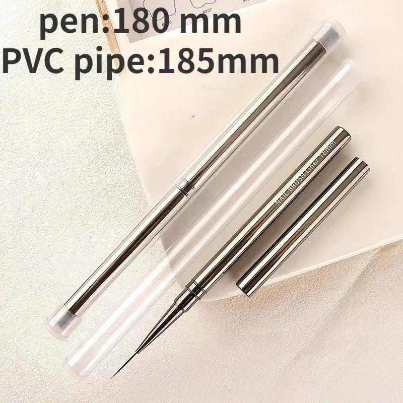 Nails Art Liner Brushes Elongated Lines Striping Drawing Painting  6/9/12/15/18/25mm Nail Design Pen Professional Manicure Tool