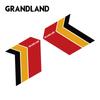 2pcs Car 3 Color Stickers For Opel Astra Corsa ignia Opc Vectra Zafira Grandland Meriva Mokka Crossland X Auto Accessories