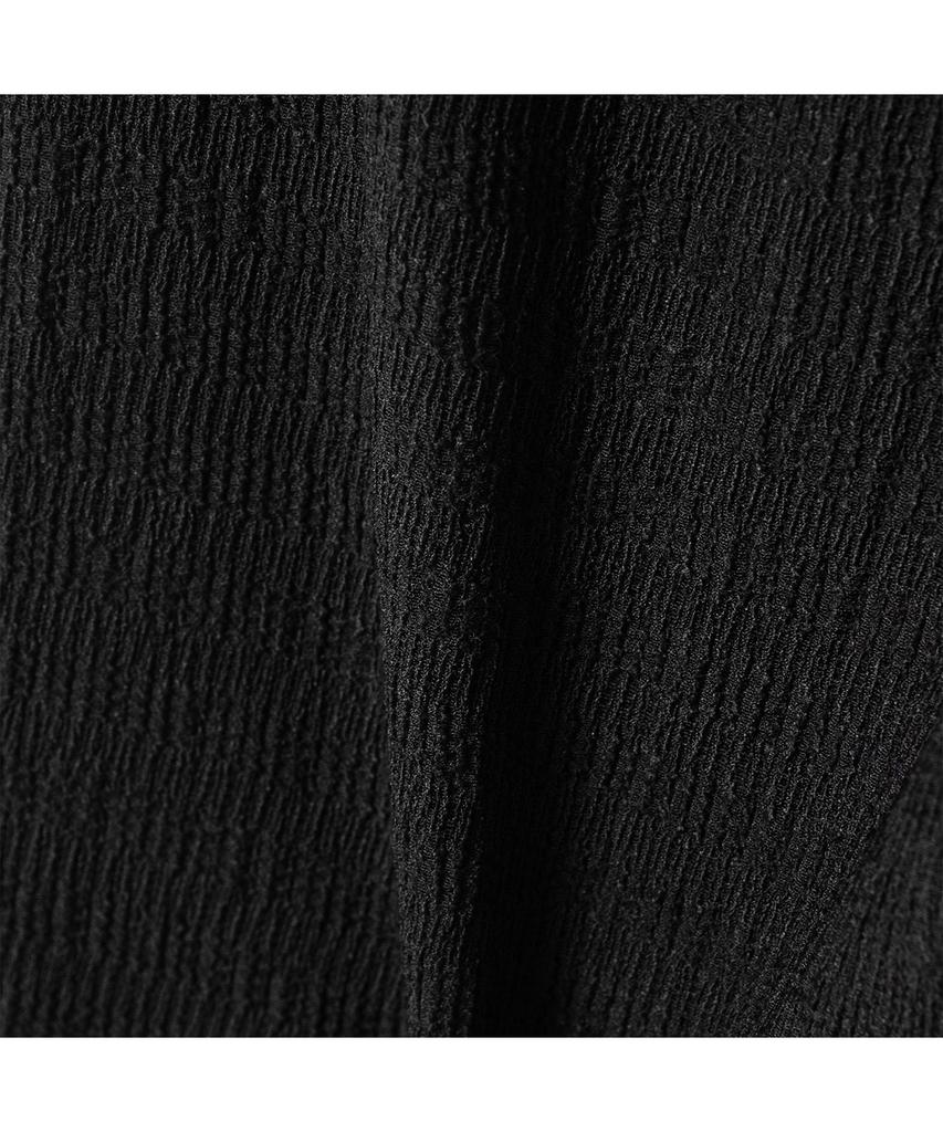 ROIROI Textured Flare Banding Pants - Black
