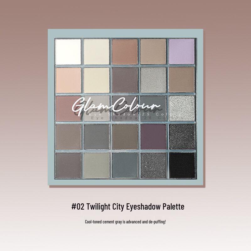 

Палетка теней для век Yalin Magic Color 25 оттенков: Матовые Земляные Тона, Стойкий, Не размазывается, Универсальный и Легко растушевывается.