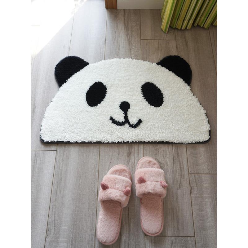 

Милый мультяшный кот, кристальный вельвет, искусственный кашемир, коврик для ванной, водопоглощающий, нескользящий, ковер-циновка для входа в ванную комнату 40*60cm