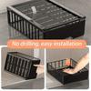 2pcs Pull-Out Under-Sink Storage Basket Foldable Sliding Drawer Organizer for Kitchen Cabinet Pantry Bathroom Accessories