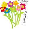 Smiling Sunflower Plush Flowers Smile Flowers Plush Bouquet Fake Flowers for Home Decor Wedding Birthday Mother’s Day Gifts
