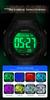 Sanda Multi-Function Waterproof Sport Watch with Alarm & Seven-Color Luminous Display