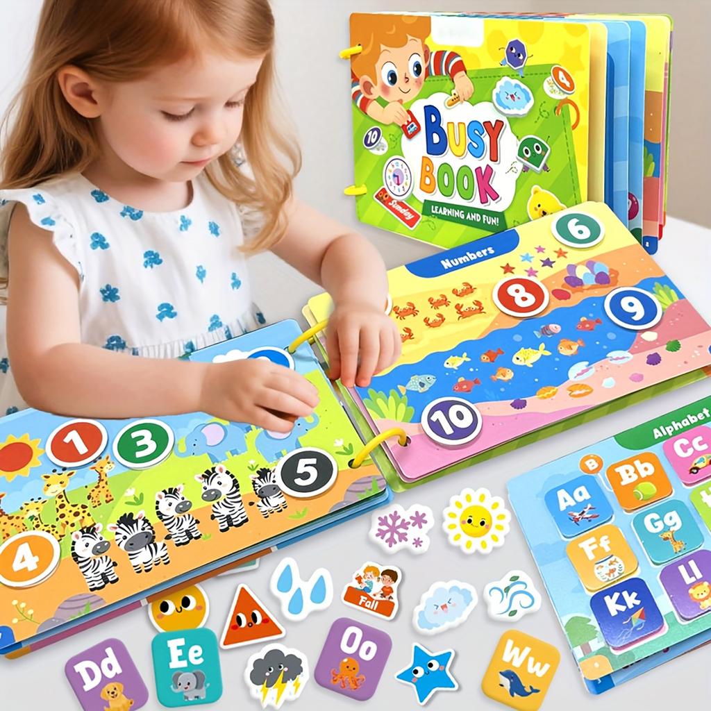 Interactive Education Learning Sticker Book Children's Puzzle Toys