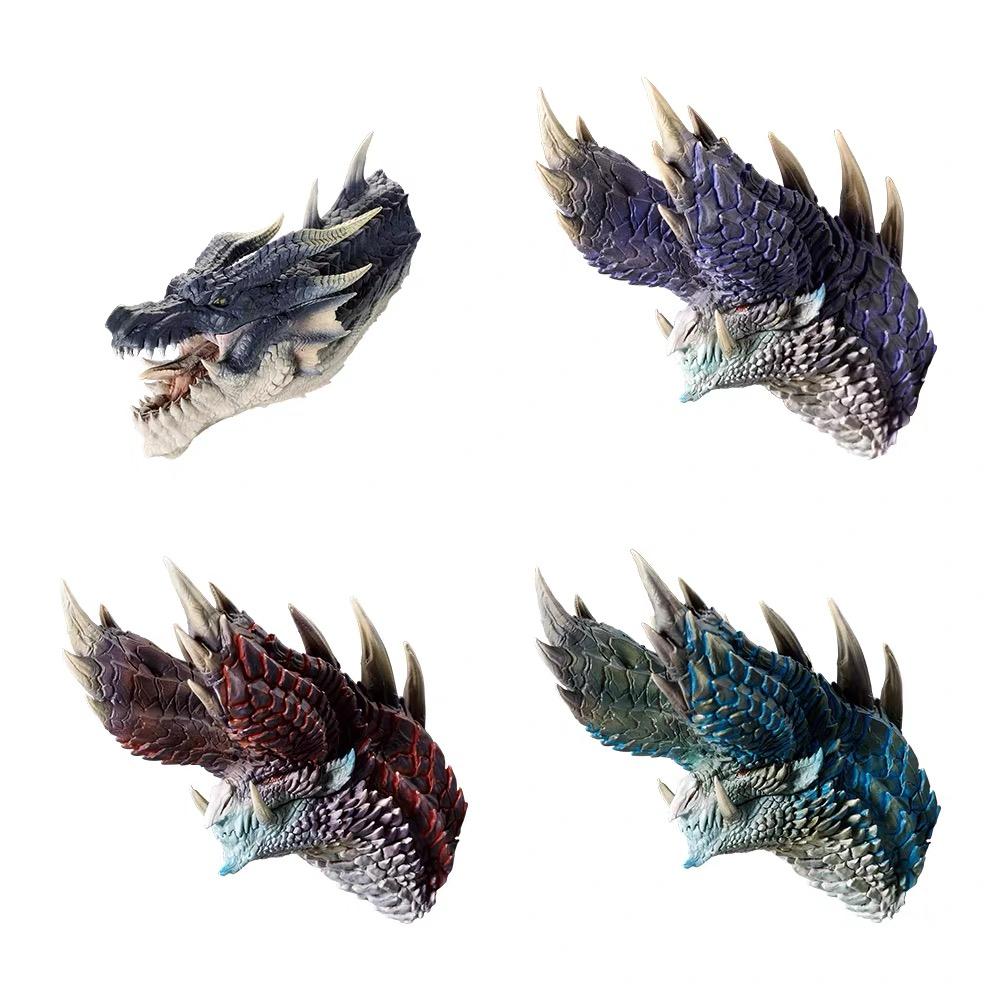 Discover Intime Men's White Genuine Scale Model Monster Hunter Milaboreas Fatalis Crimson Fatalis Alatreon Action Figure Playthings Great For Daily Use