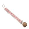 Spitze Blumenmuster Dummy-Brustwarzenhalter PP Stickerei Schnullerclips Mädchen