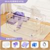 Luxury Hamster Cage with Full Transparency and Enhanced Ventilation Spacious Pet Playground Bite Resistant Golden Hamster Villa