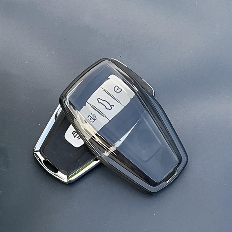 

Clear TPU Key Case Cover for Geely Emgrand StarRay Coolray BinYue Boyue & More - Full Protection Anti Scratch Shockproof