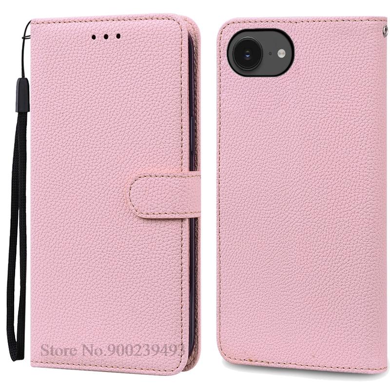 For iPhone 16e Case Leather Flip Wallet Cover For iPhone 16E Case Stand Book Fundas For iPhone 16e 16 E 2025 Phone Case Coque