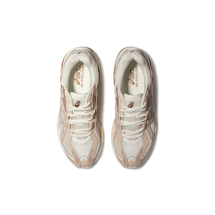 Asics Gel-Preleus Fabric Retro Low-Top Lifestyle Sneakers Women Sneakers White Lotus-Pink 1201A838-103