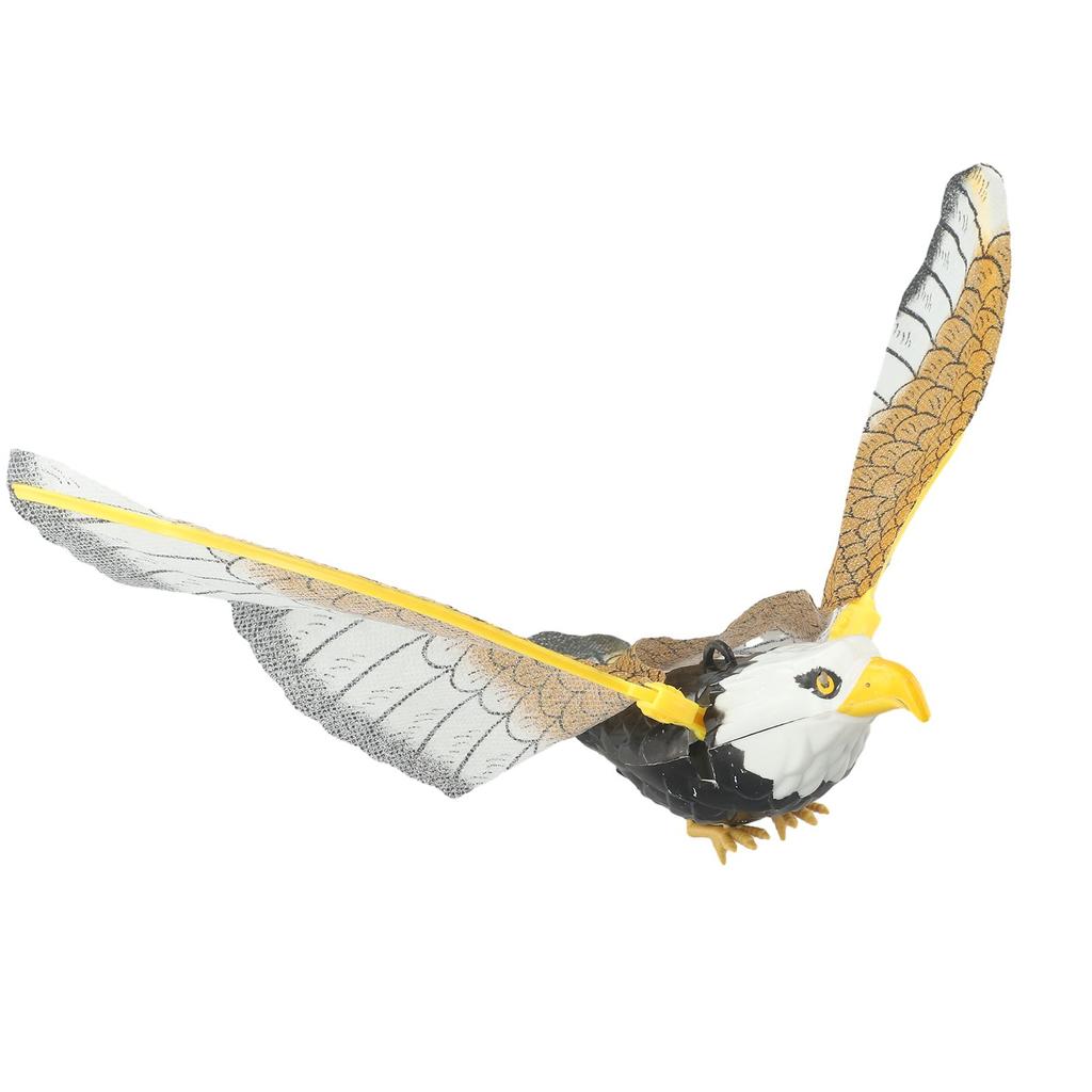 Flying Bird Electric Hawk Garden Easy To Install Flying Falcon Hunting Garden Decoy Realistic Design Protecting Plants