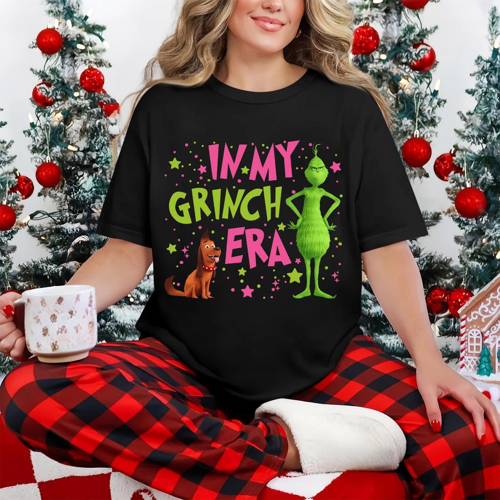 Women's Casual Printed T-Shirt Round Neck Pullover Short Sleeve Top