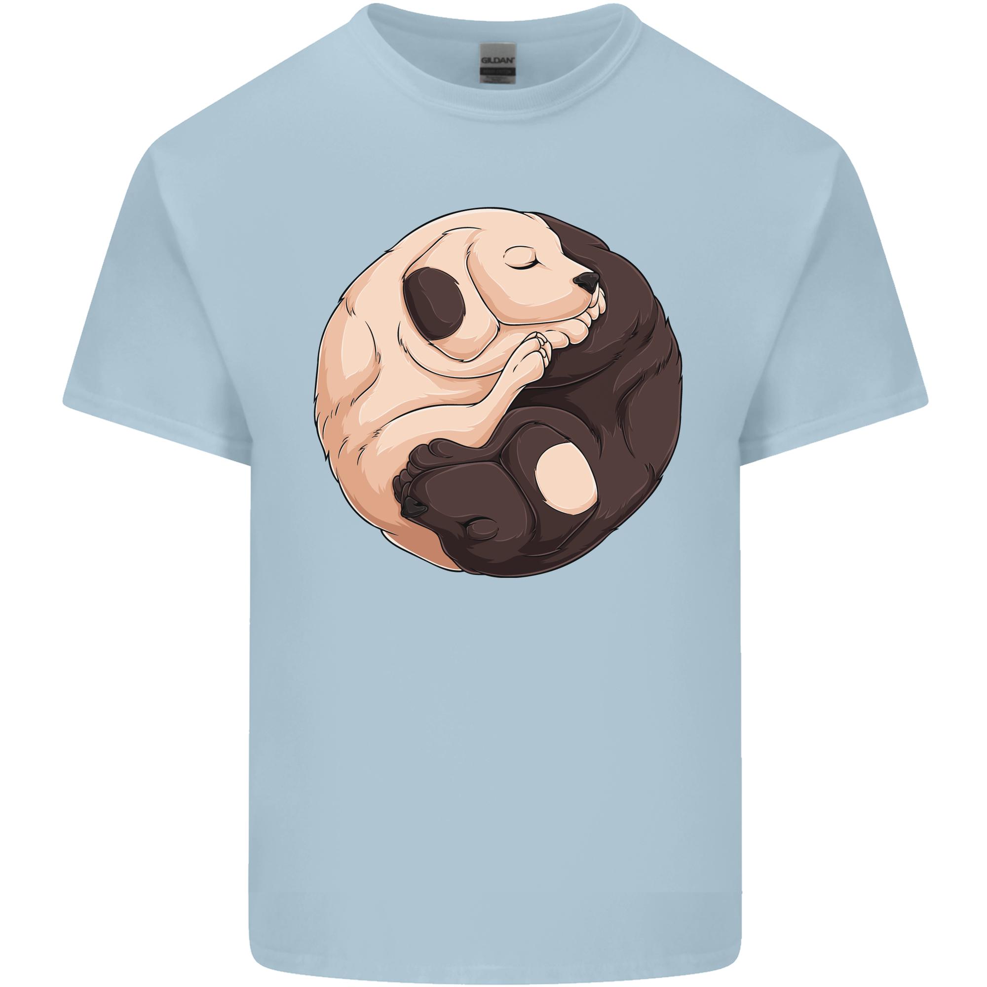 Yin Yang Dogs Unisexs Light Cotton TShirt S