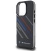 BMW BMHCP16L23HTRAK iPhone 16 Pro 6,3" schwarz/schwarz Hartschalen-Case Motorsport IML Zufällige Streifen