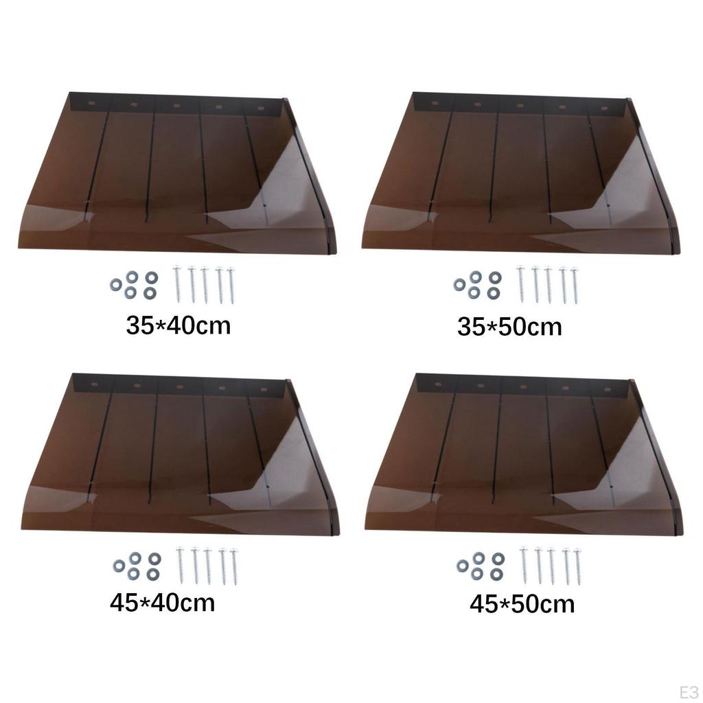 Door Canopy for Window Awning, Protection Against Weather Elements Outside