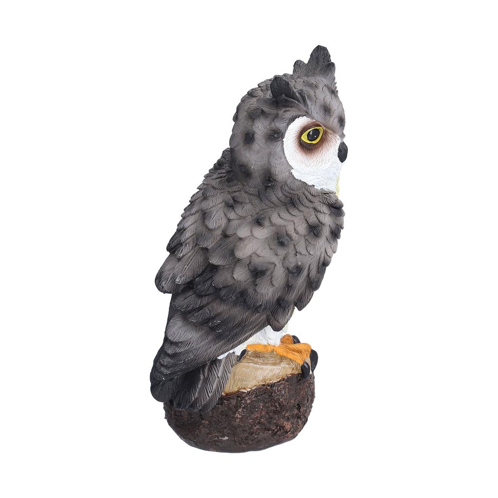 Owl Resin Ornaments Fine Workmanship Lovely Image Widely Used Home Decoration for Courtyards Porches