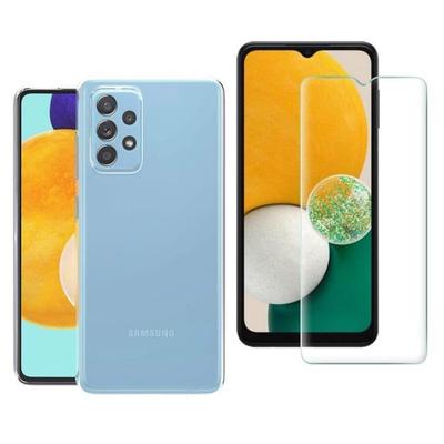 Transparent Protective Case and Tempered Glass Screen Protector for Samsung Galaxy A33 5G [Toproduits®]