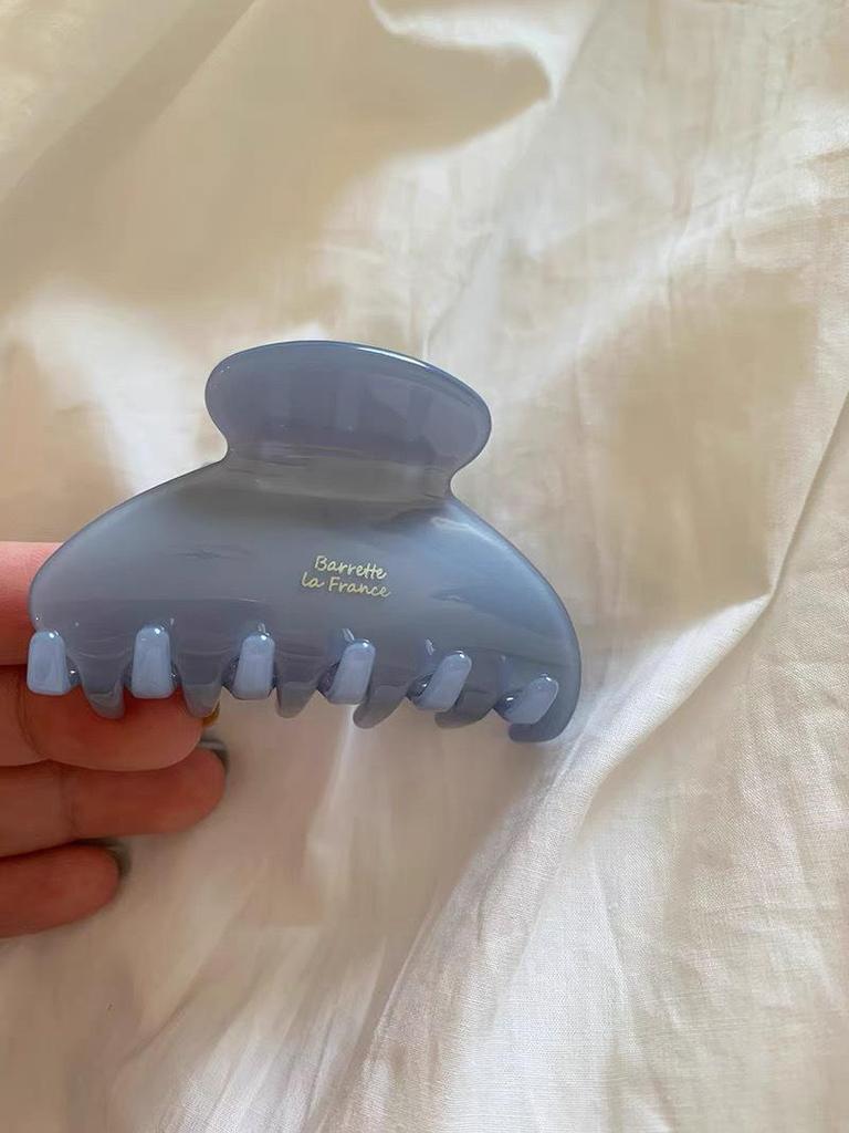 Pince à cheveux moyenne couleur unie French Gold Label Jelly - Pince requin demi-griffe acide acétique