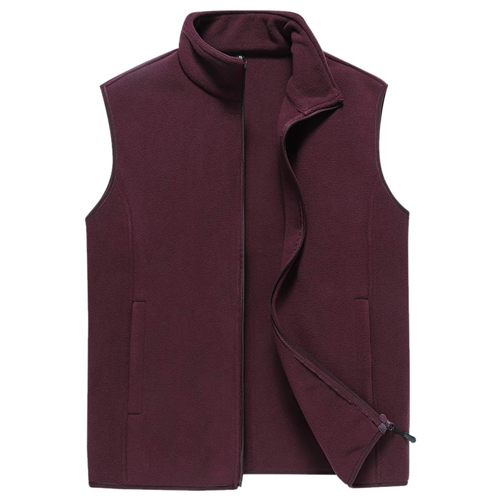 

FOMANSH Флис Полар Флис Повседневная Домашняя одежда Мужской Жилет, На молнии, Воротник-стойка, На флисовой подкладке, Куртка,