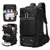 Men's Large Capacity Waterproof Outdoor Travel & Business Laptop Backpack for Hiking, Camping, and Mountaineering.