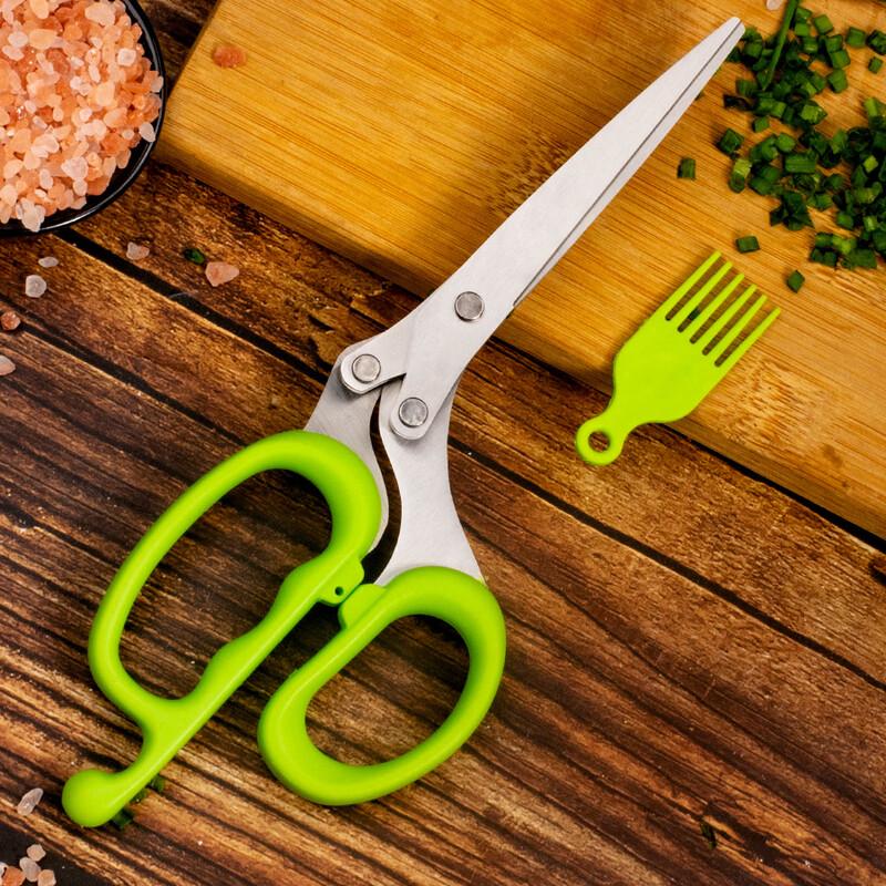 Stainless Steel Multi-layer Herb Scissors
