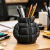 Pufferjacke-förmiger Stiftebecher, 3D-gedruckter Schreibtisch-Organizer, Kreativer Mantel-Stifthalter für Make-up-Pinsel, Home-Office-Dekoration