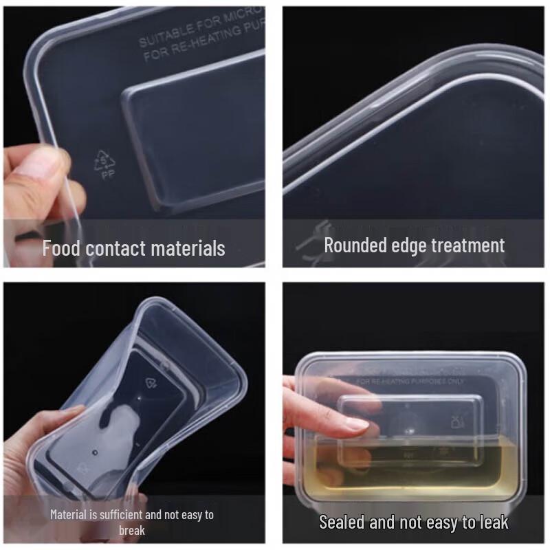 Disposable Rectangular Takeout Container