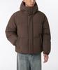 Musinsa Standard Daily Puffer Hooded Short Padded Jacket [Baroque Brown]