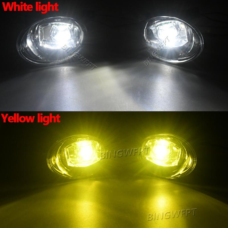 2PCS DRL For VW Golf MK6 2009 2010 2011 2012 2013 Angel Eye Fog Light Car LED Lens Fog Lamp