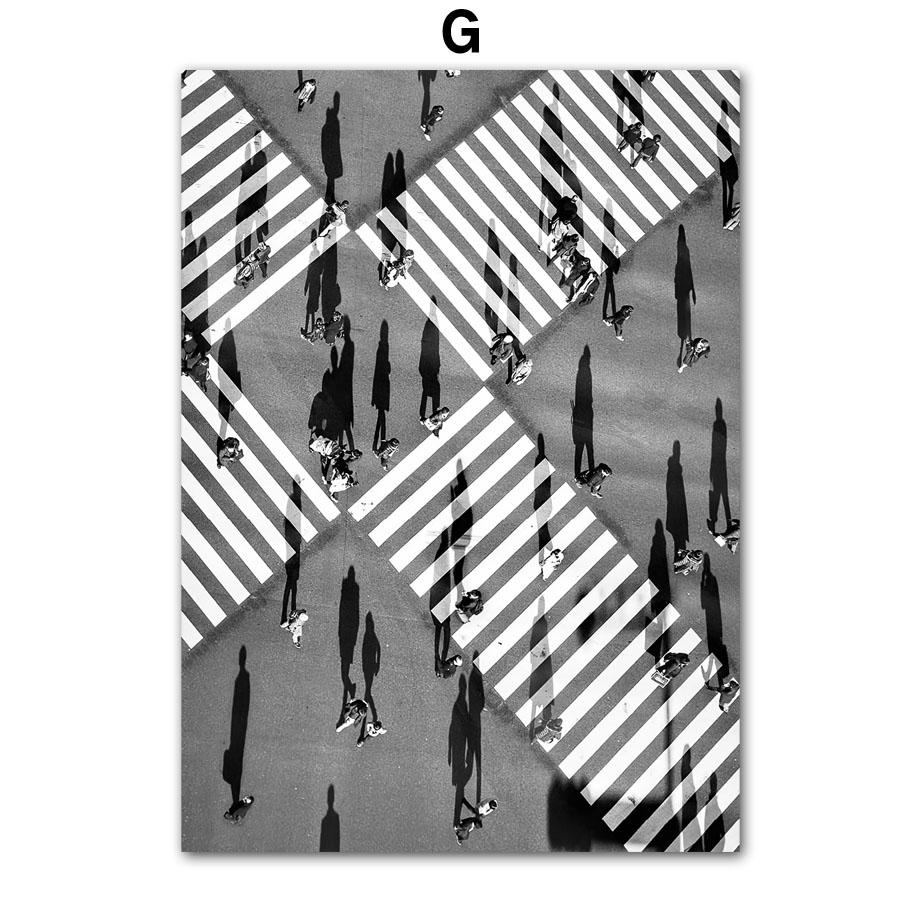 Paris Tower Fashion Girl Star Dog Black White Photos Posters Wall Art Canvas Prints Painting Picture for Living Room Home Decor