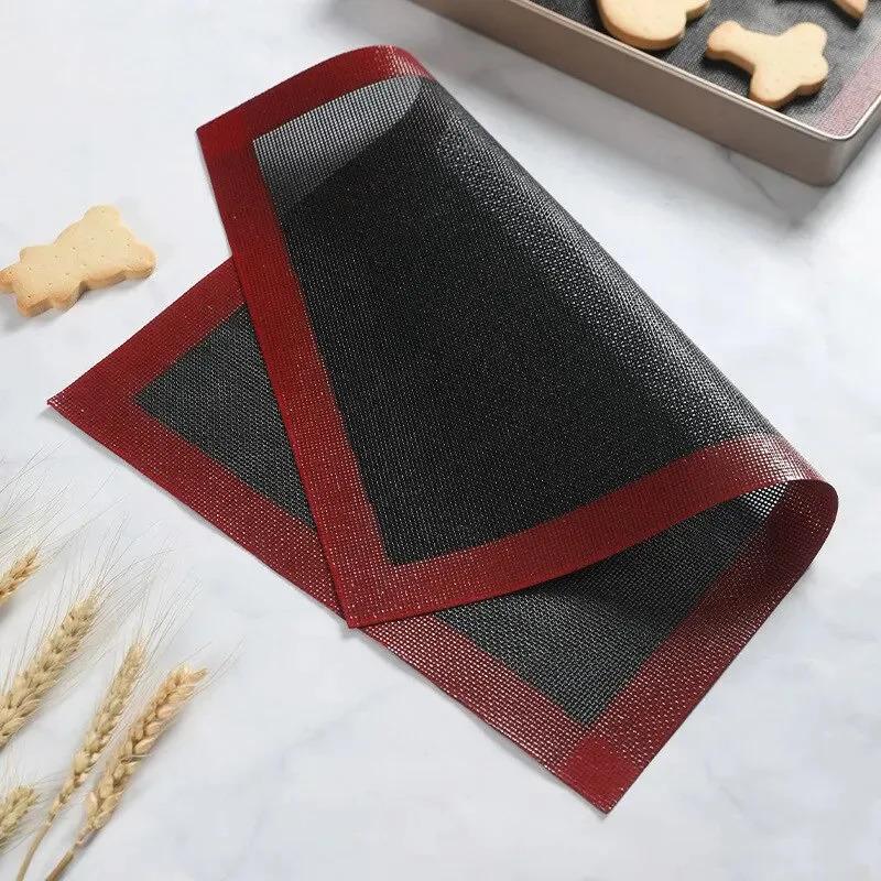 30X40cm Silikon Grill Matte Backblech Atmungsaktive Cookie Brot Matte Ofen Mikrowelle Hohe Temperatur Backen Küche Werkzeuge