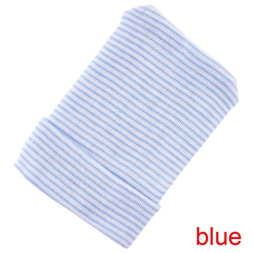 Stripe Infant Hat For 0-6 Month Newborn Baby Hospital Hat Soft Cotton Cute Big Bow Beanie Cap Winter Turban Hats for Baby Girls